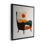 Cat Landscape 75 Framed Canvas Print Gallery Image 2