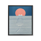 Cat Landscape 77 Framed Canvas Print Gallery Image 6