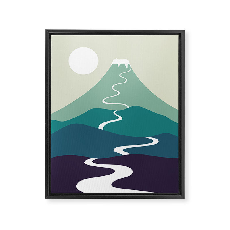Cat Landscape 80 Framed Canvas Print Gallery Image 6