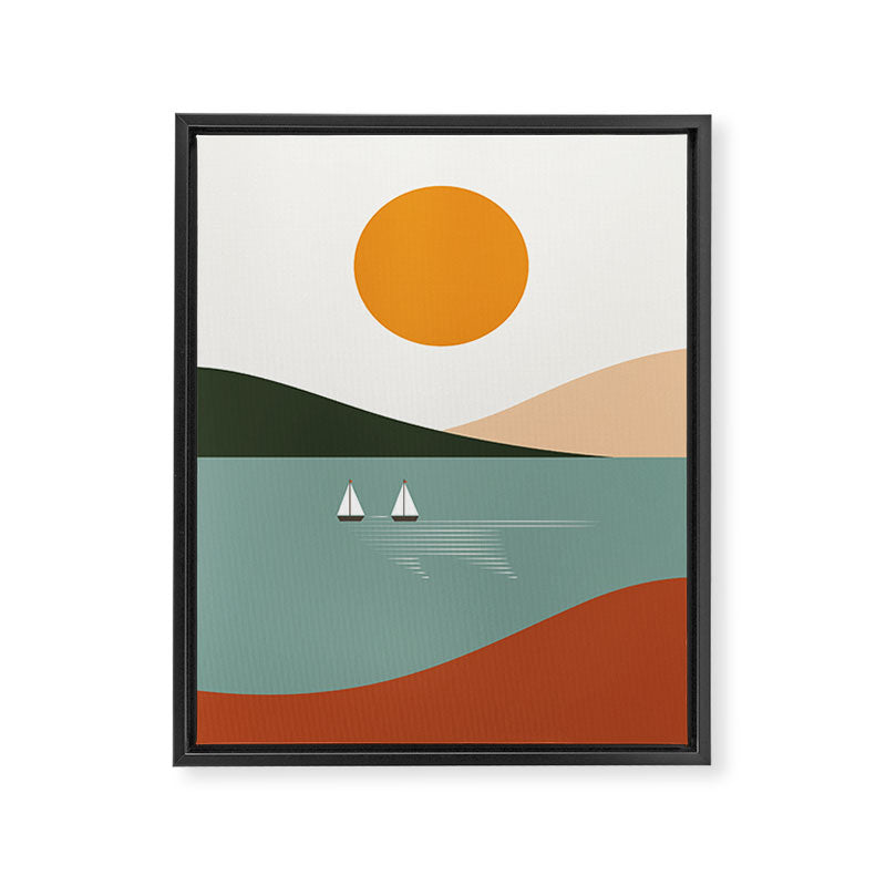 Cat Landscape 81 Framed Canvas Print Gallery Image 6