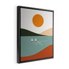 Cat Landscape 81 Framed Canvas Print Gallery Image 2