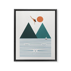Cat Landscape 83 Framed Canvas Print Gallery Image 6