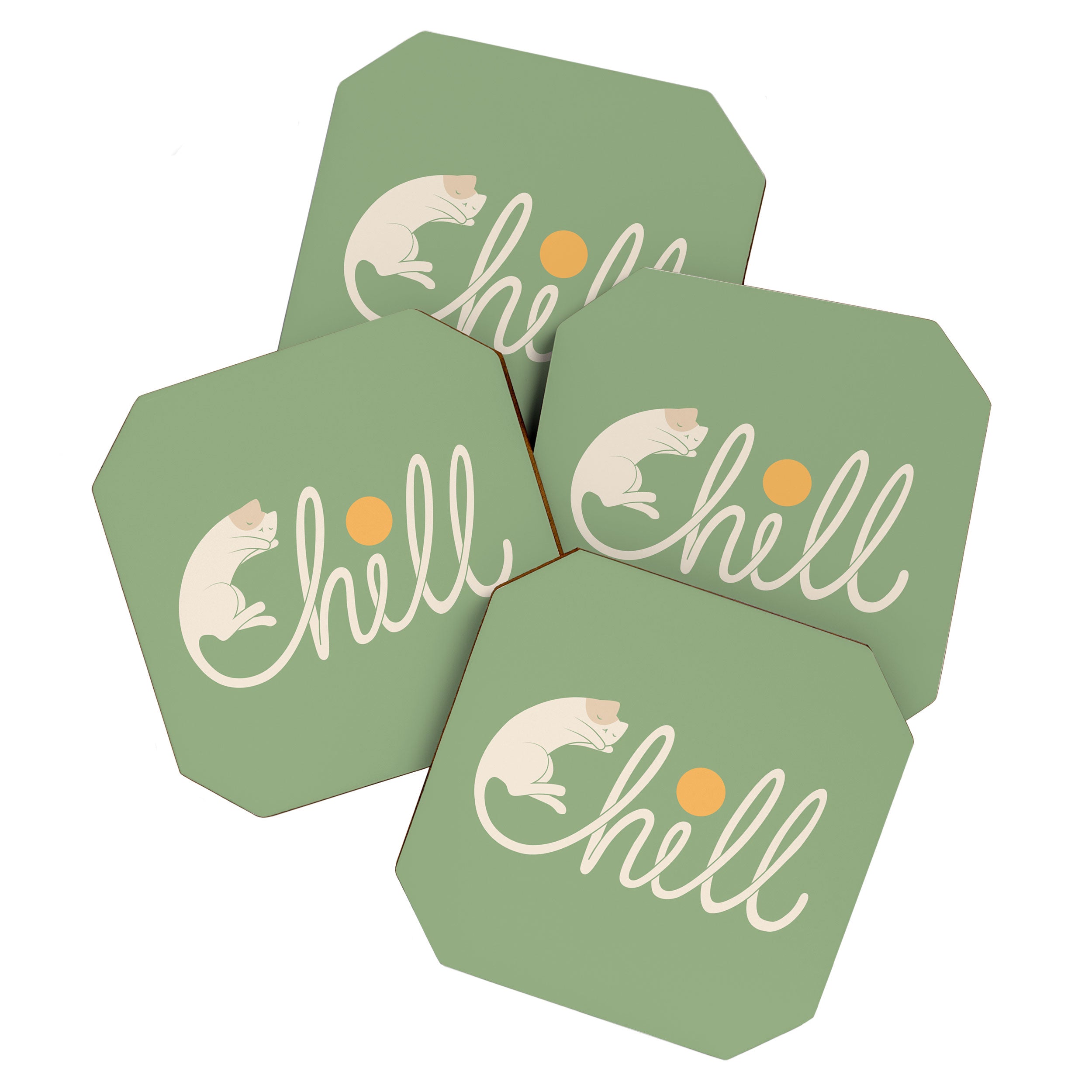 Cat Landscape 85: Chill Coaster Gallery Image 1