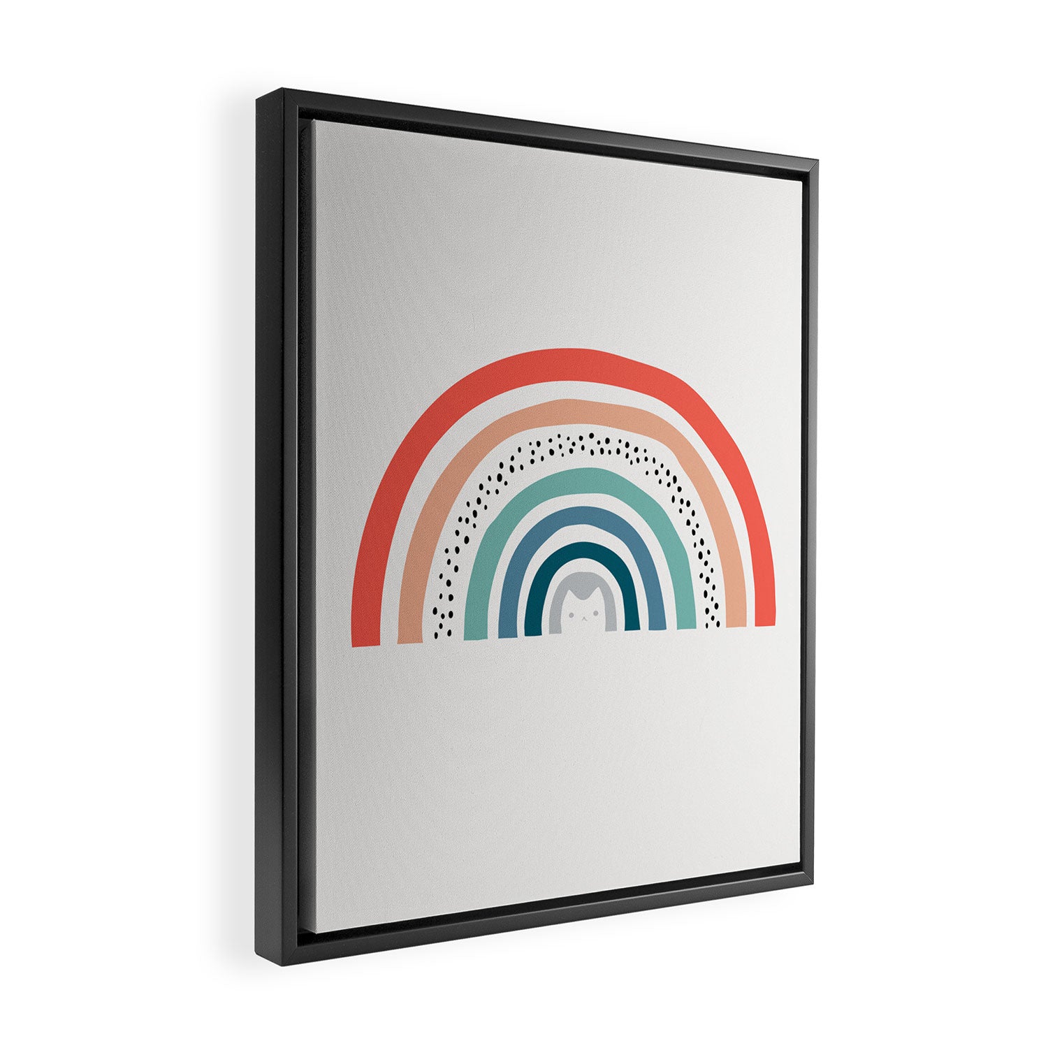 Cat Landscape 86 Framed Canvas Print Gallery Image 2