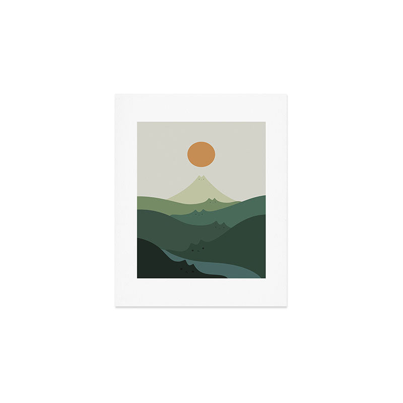 Cat Landscape 87B (Meowvelous Nature) Art Print Gallery Image 1