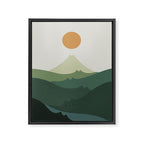 Cat Landscape 87B (Meowvelous Nature) Framed Canvas Print Gallery Image 8