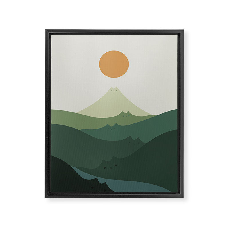 Cat Landscape 87B (Meowvelous Nature) Framed Canvas Print Gallery Image 8