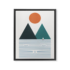 Cat Landscape 9 Framed Canvas Print Gallery Image 6