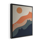 Cat Landscape 90 Framed Canvas Print Gallery Image 2