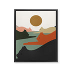 Cat Landscape 93 Framed Canvas Print Gallery Image 6