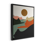 Cat Landscape 93 Framed Canvas Print Gallery Image 2
