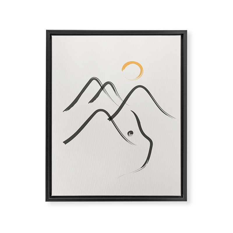 Cat Landscape 99 Framed Canvas Print Gallery Image 6