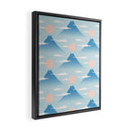Cat Mountain Cloud pattern 1 Framed Canvas Print Gallery Image 2
