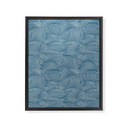 Cat Waves Pattern 2 Framed Canvas Print Gallery Image 8