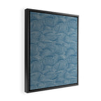 Cat Waves Pattern 2 Framed Canvas Print Gallery Image 2