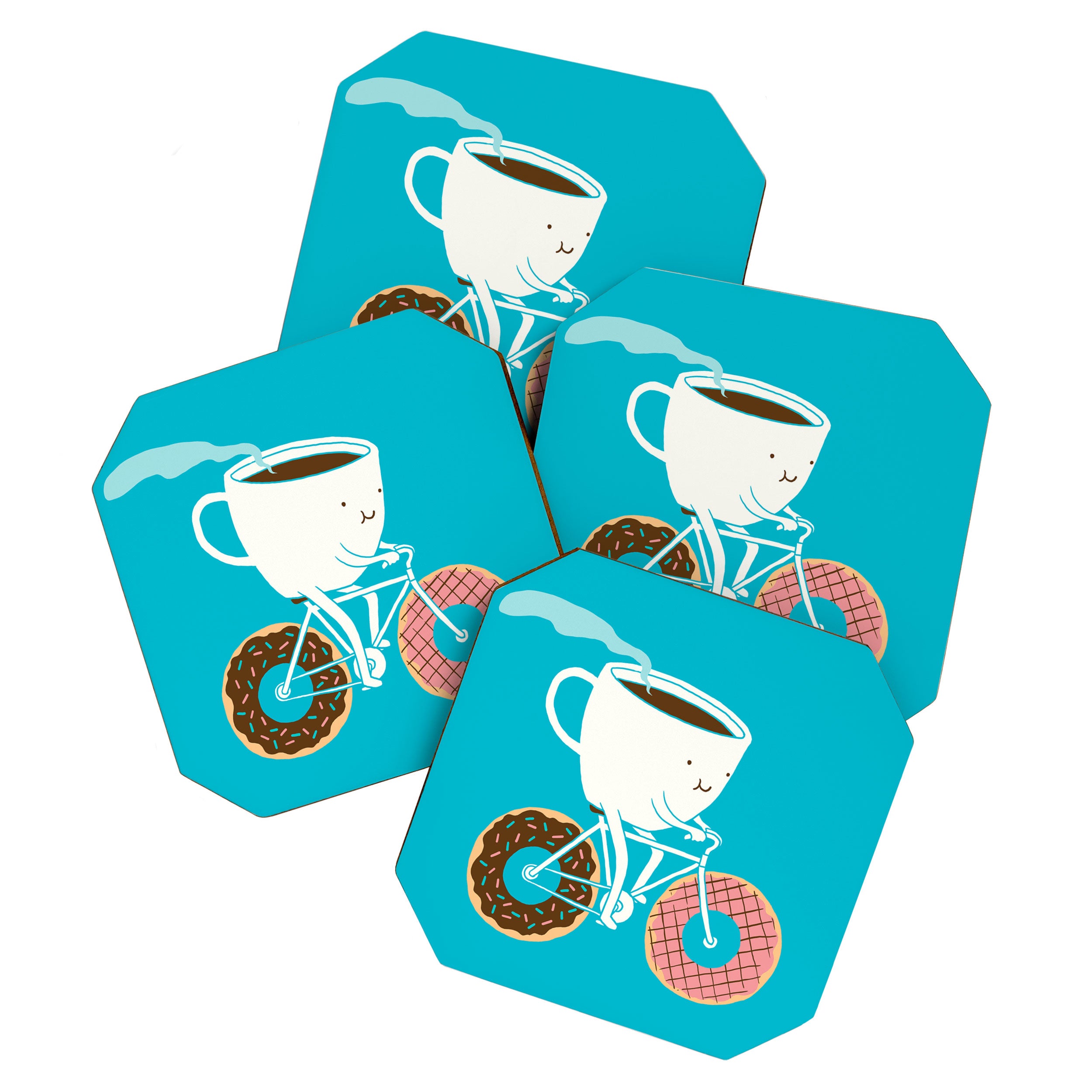 Coffee and Donuts Coaster Gallery Image 1