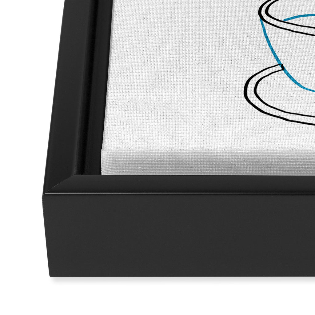 COFFEE Framed Canvas Print Gallery Image 3