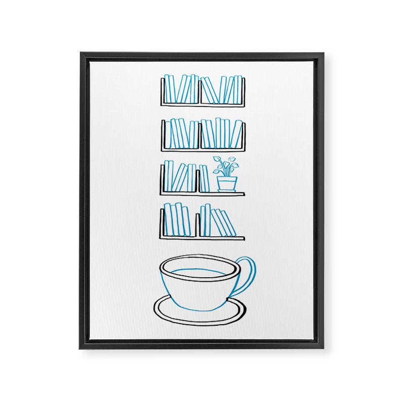 COFFEE Framed Canvas Print Gallery Image 6