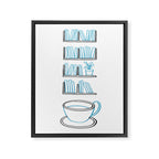 COFFEE Framed Canvas Print Gallery Image 6