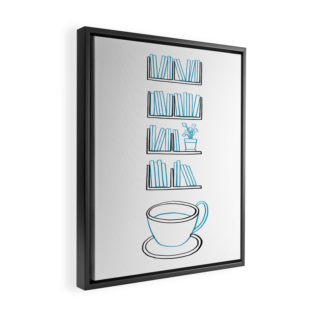 COFFEE Framed Canvas Print Gallery Image 2