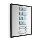 COFFEE Framed Canvas Print Gallery Image 2