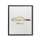 Dam it Framed Canvas Print Gallery Image 6