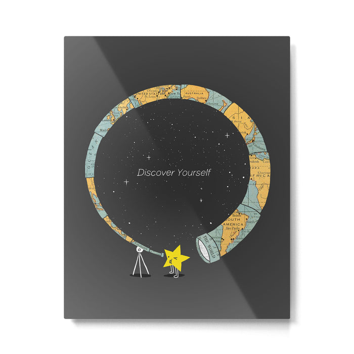 Discover yourself Metal Print Gallery Image 1