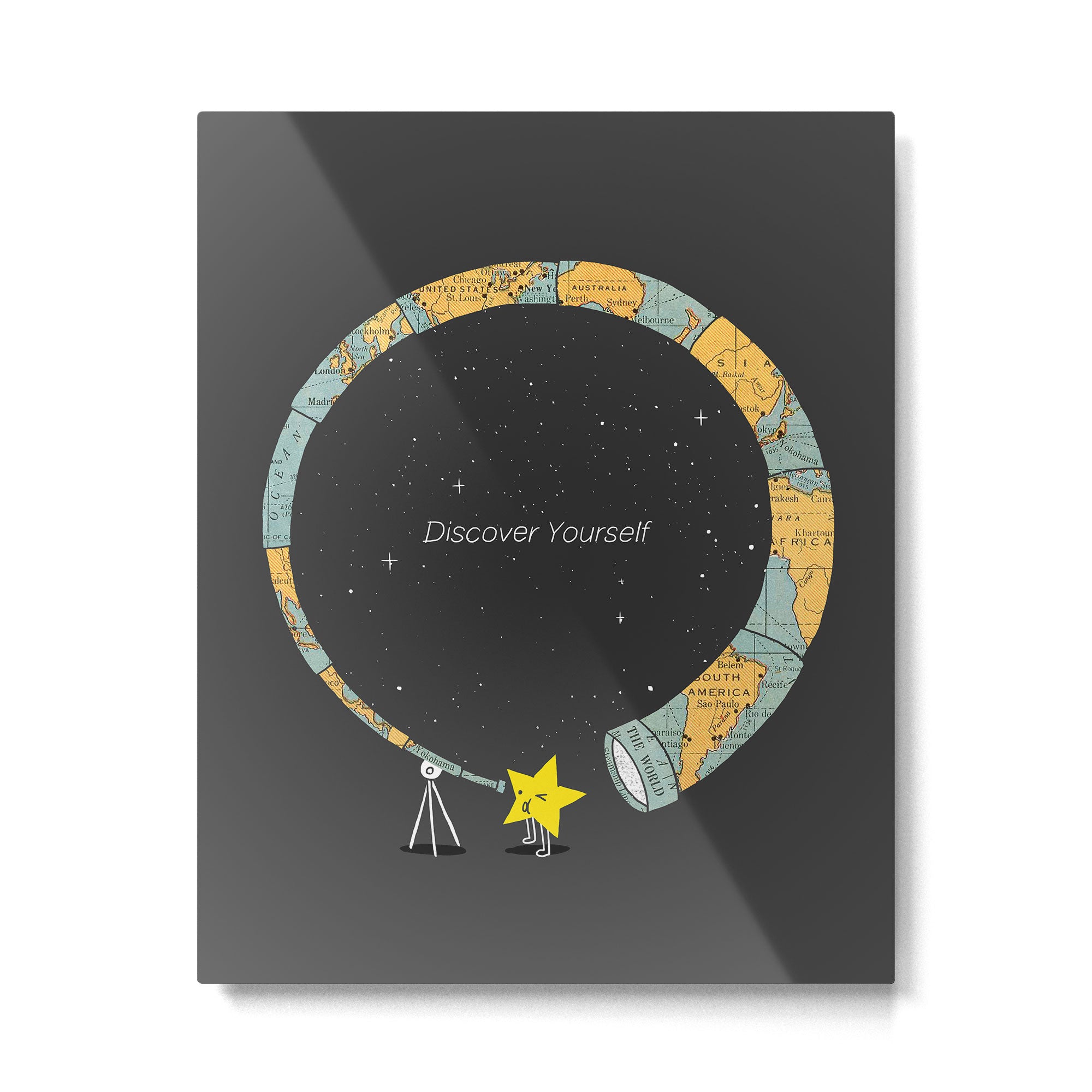 Discover yourself Metal Print Gallery Image 6