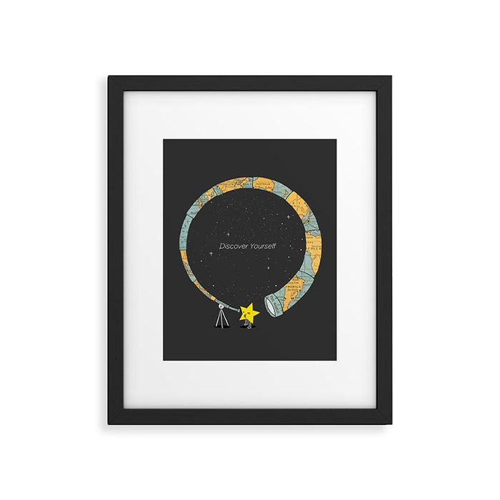 Discover yourself Framed Art Print Gallery Image 1
