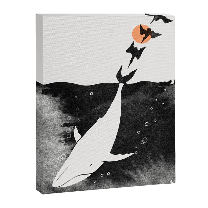 Dive into Happiness Canvas Print Gallery Image 1