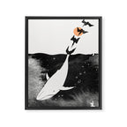 Dive into Happiness Framed Canvas Print Gallery Image 8