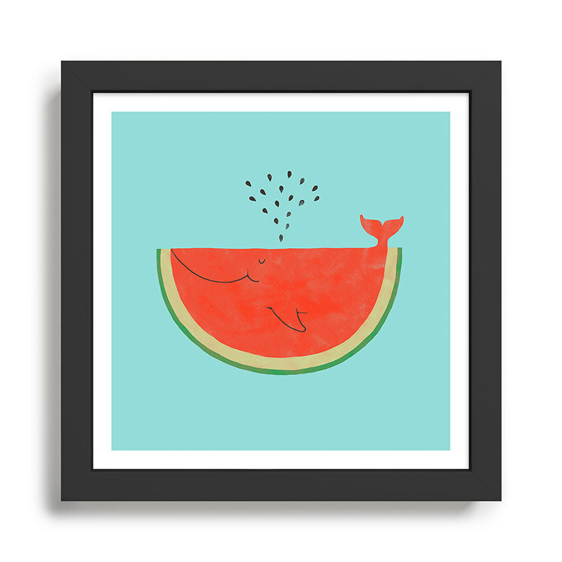 Don't let the seed stop you from enjoying the watermelon Framed Art Print Gallery Image 1