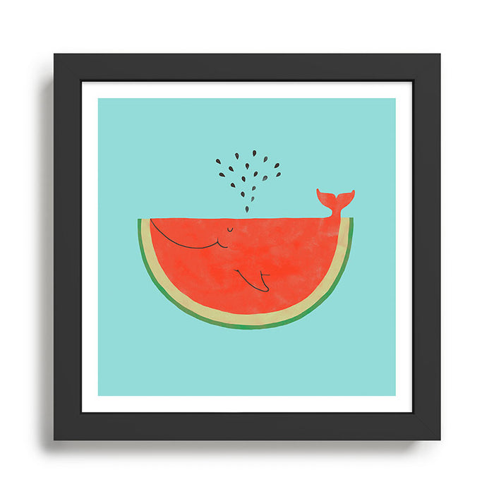 Don't let the seed stop you from enjoying the watermelon Framed Art Print Gallery Image 1