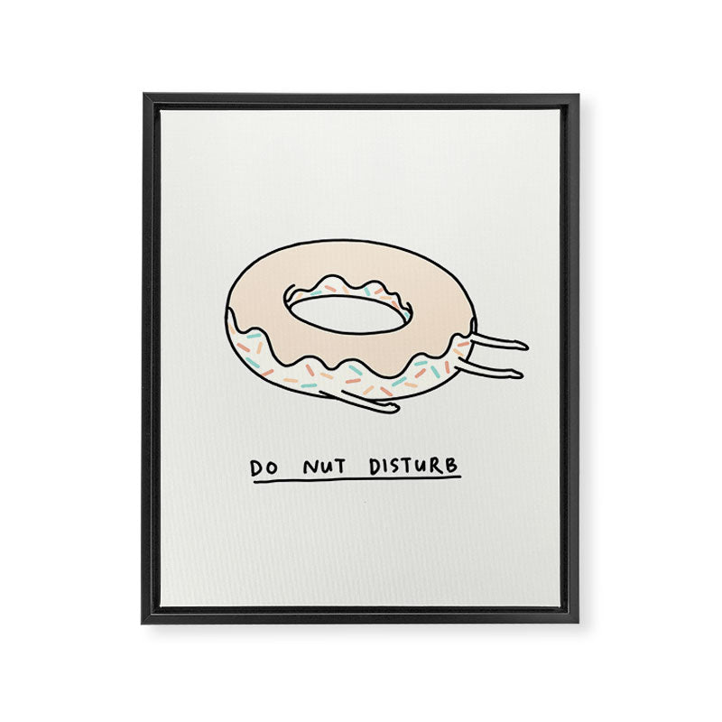 Donut Disturb Framed Canvas Print Gallery Image 6