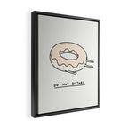 Donut Disturb Framed Canvas Print Gallery Image 2