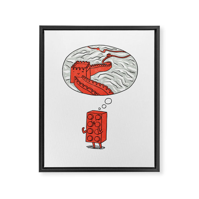 Dream Big Framed Canvas Print Gallery Image 1