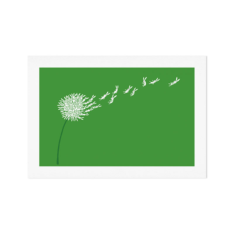Escape from the dandeLION Art Print Gallery Image 1