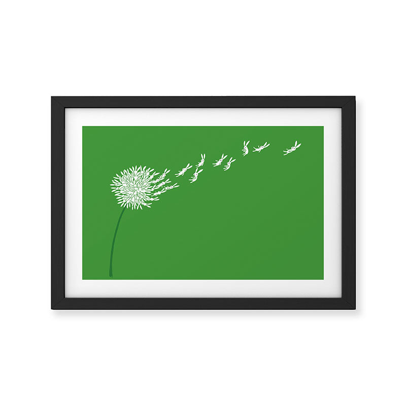 Escape from the dandeLION Framed Art Print Gallery Image 2
