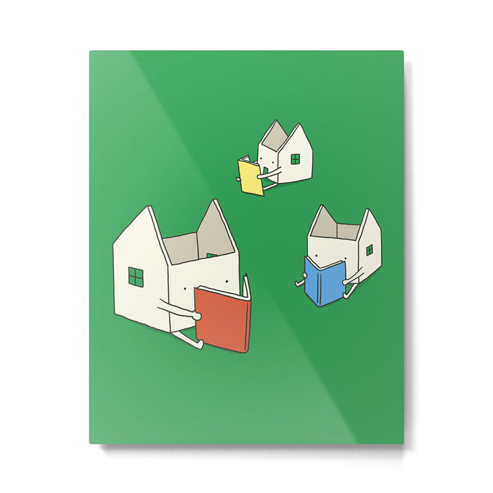 Every house has it's own story Metal Print Gallery Image 1