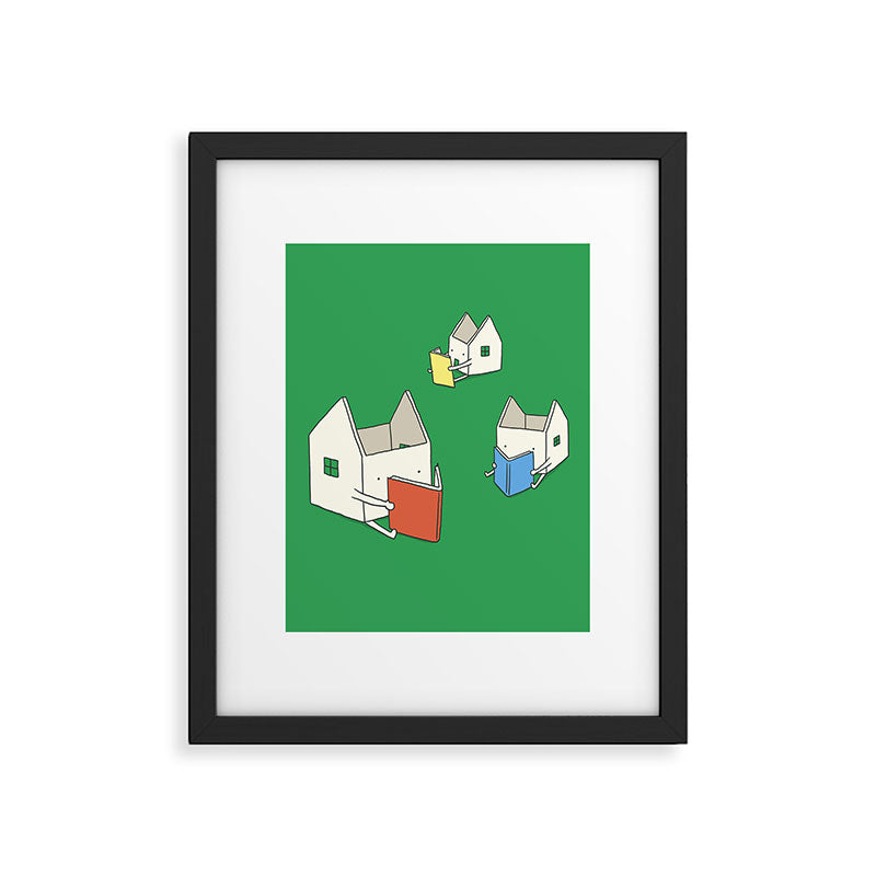 Every house has it's own story Framed Art Print Gallery Image 5