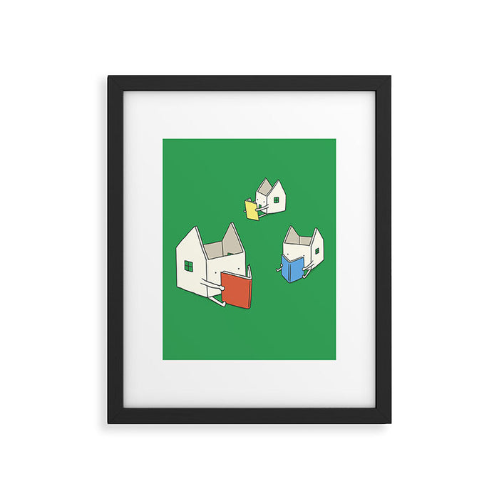 Every house has it's own story Framed Art Print Gallery Image 1