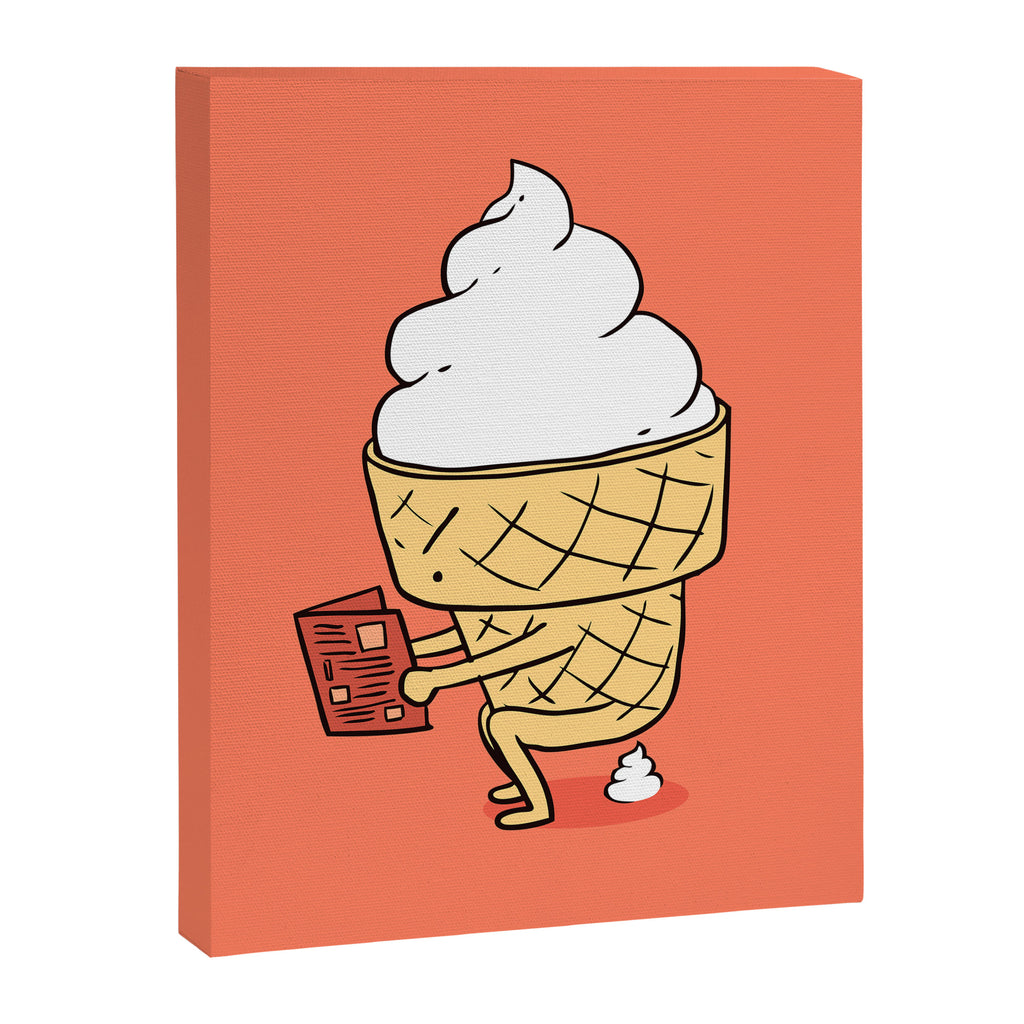 Everyone Poops by ilovedoodle Canvas Print Gallery Image 6