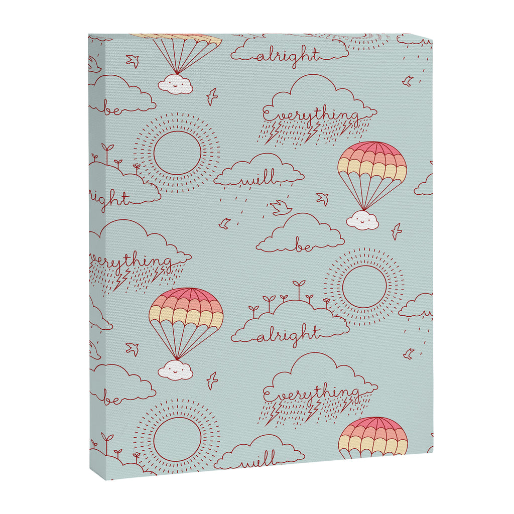 Everything will be alright pattern Canvas Print Gallery Image 6