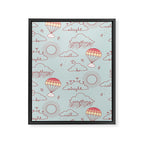 Everything will be alright pattern Framed Canvas Print Gallery Image 6