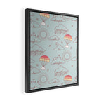 Everything will be alright pattern Framed Canvas Print Gallery Image 2
