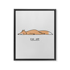 Fox Off Framed Canvas Print Gallery Image 6