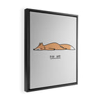 Fox Off Framed Canvas Print Gallery Image 2