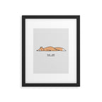 Fox Off Framed Art Print Gallery Image 5