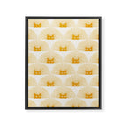Good Meowning Pattern Framed Canvas Print Gallery Image 6