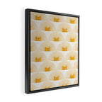 Good Meowning Pattern Framed Canvas Print Gallery Image 2